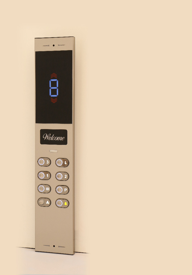 صفحه کلید یا پنل آسانسور با صفحه نمایش دیجیتال سگمنت / آسیا۱۱۸ + گارانتی ۳۰ ماهه - (118 آسانسوری) تولید و فروش پنل شستی آسانسور